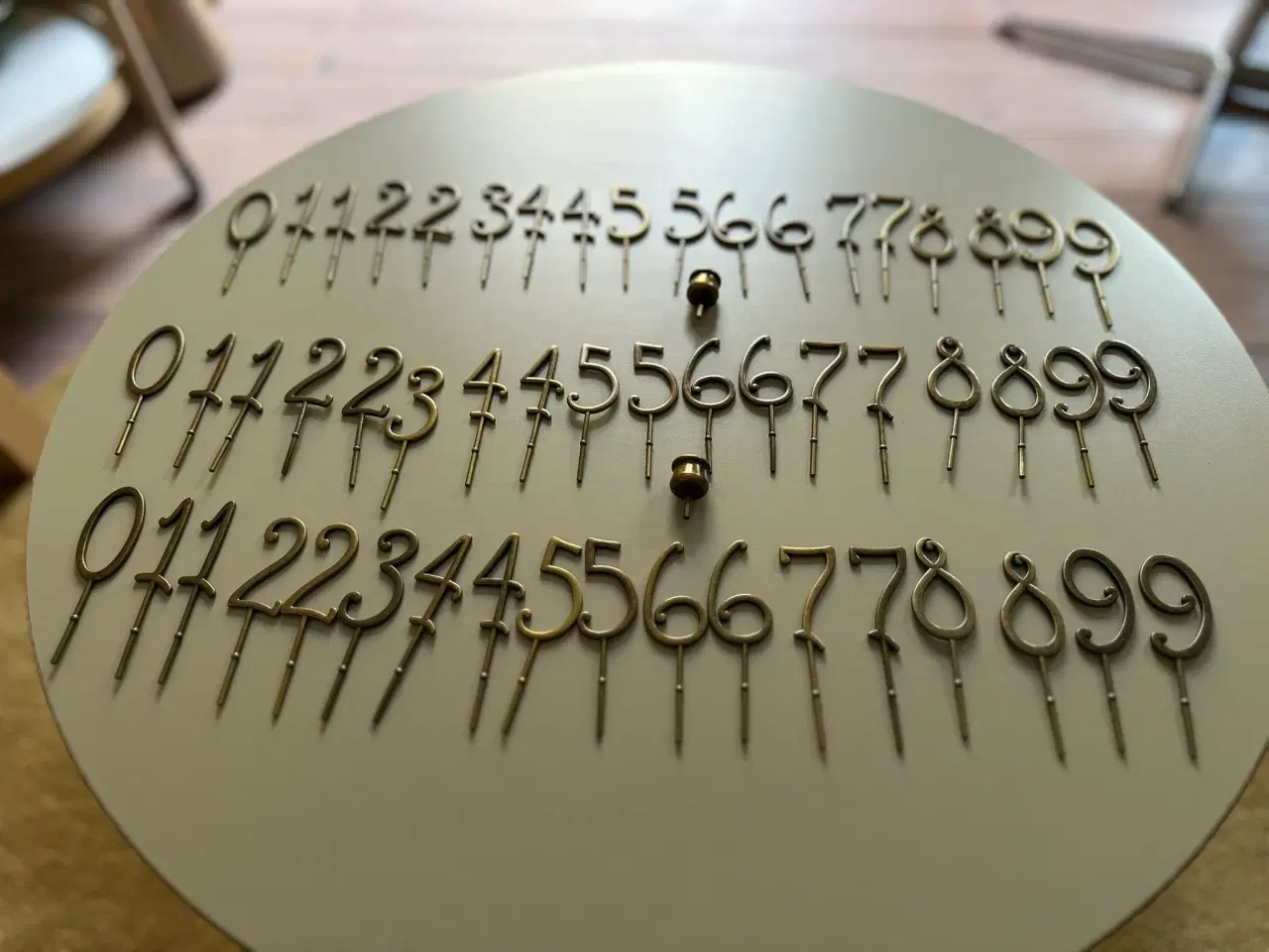 Billede 1 - Elegante bronze-tal til festlige anledninger