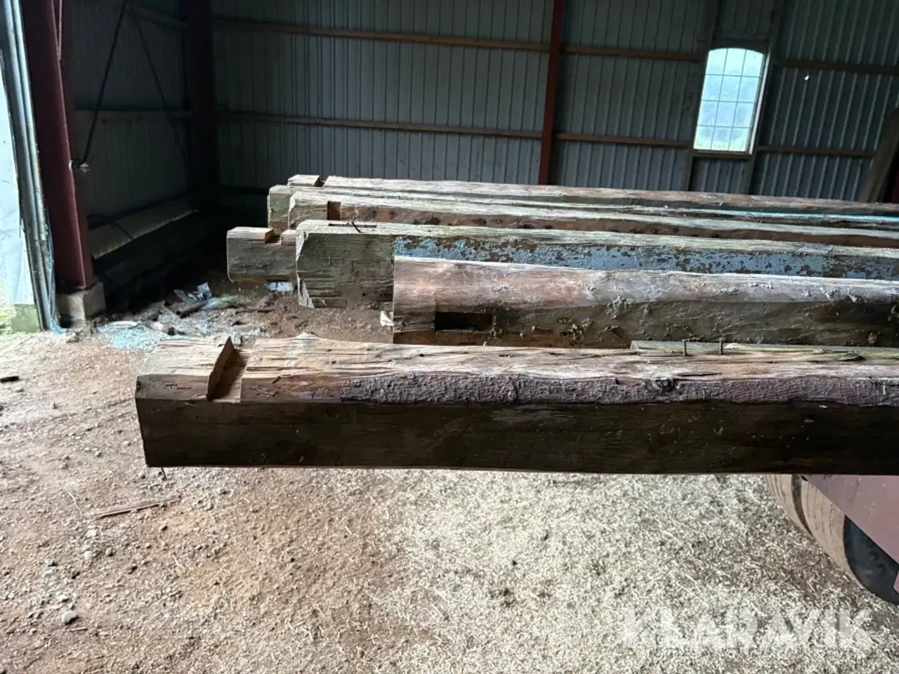Billede 4 - Træbjælker - 8 styk