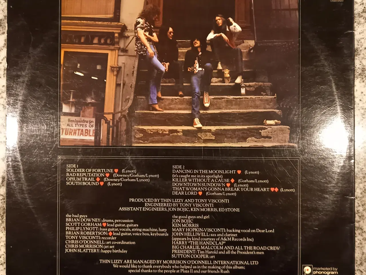 Billede 2 - Thin Lizzy Bad Reputation Vinyl