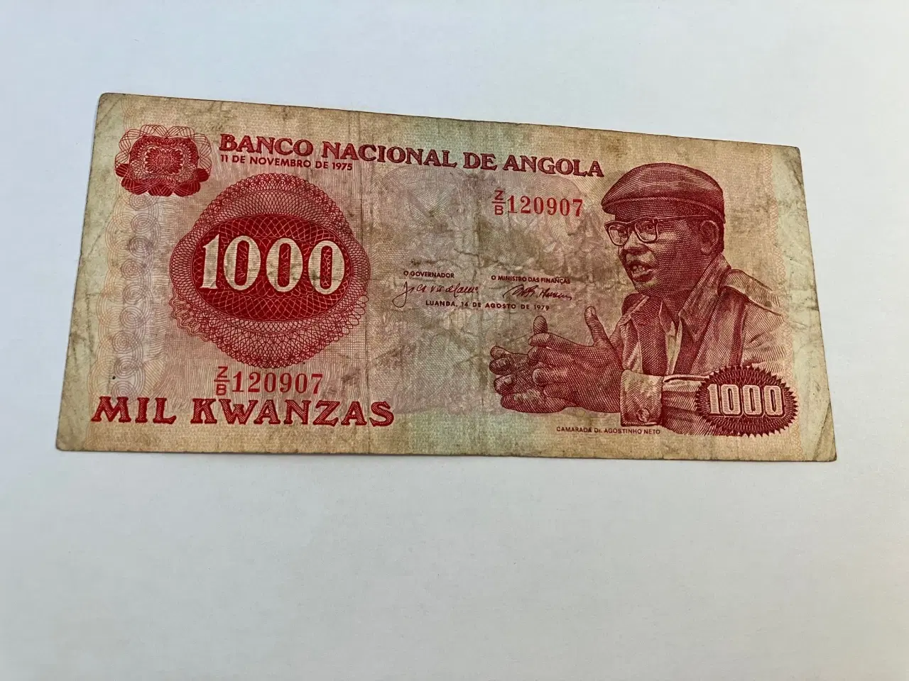 Billede 1 - 1000 Kwanzas Angola 1975