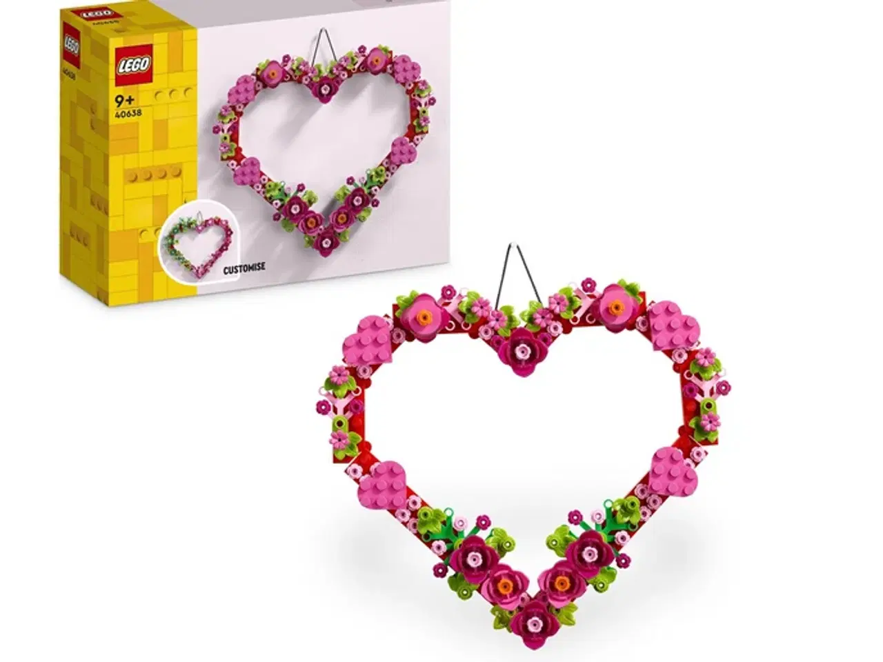 Billede 1 - LEGO Flowers 40638 Hjertepynt 