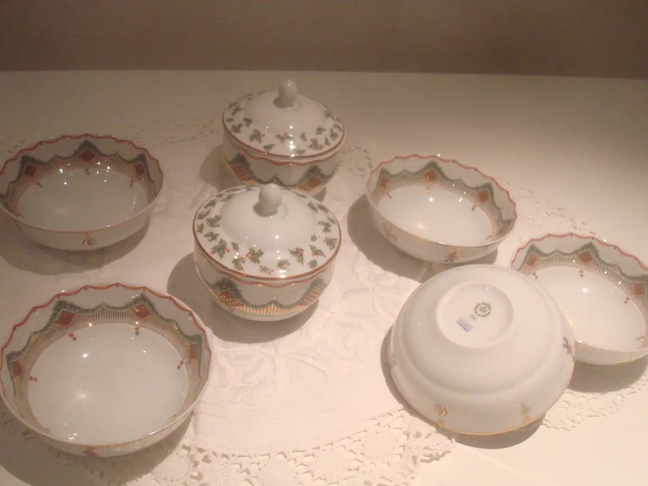 Billede 1 - JULESTEL, CHRISTMAS JOY - KGL, Skåle, Sukkerskåle 