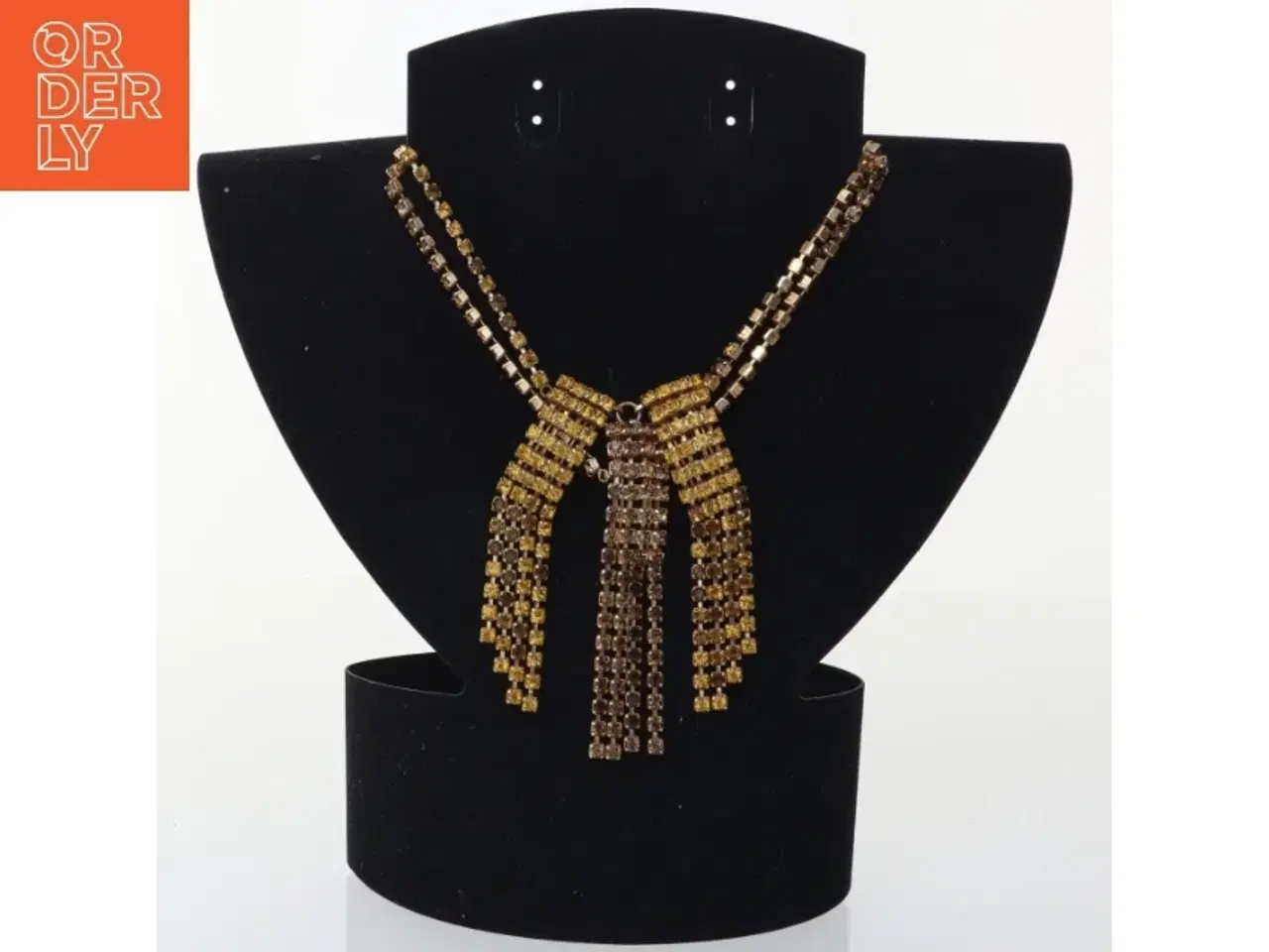 Billede 1 - Guldfarvet smykke (str. Kede 42 cm)