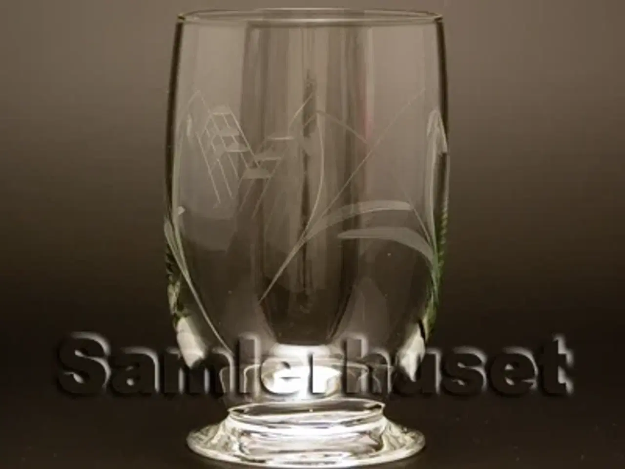 Billede 1 - Bygholm Vandglas. H:90 mm.
