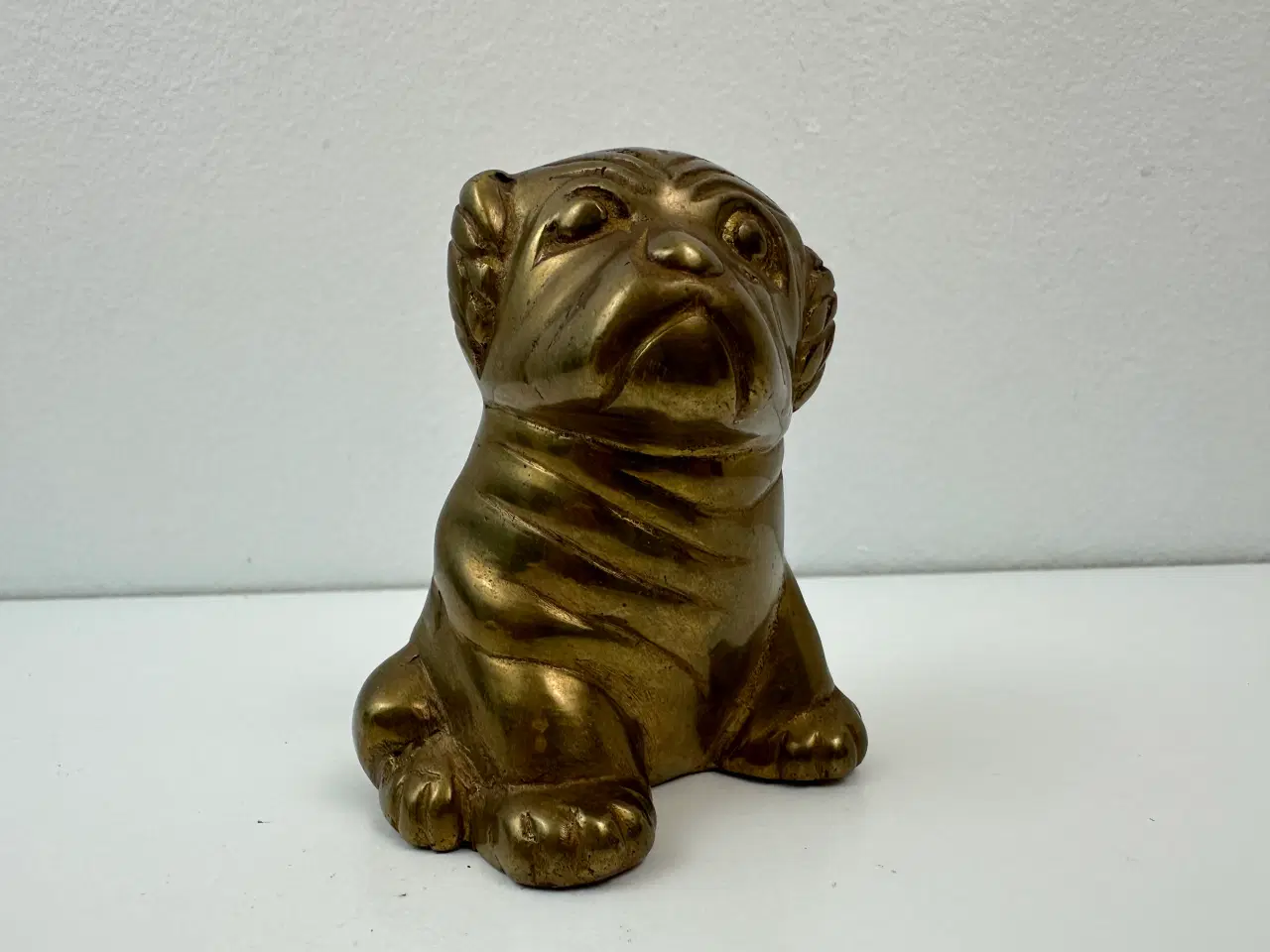 Billede 2 - Vintage hund / Bulldog i messing