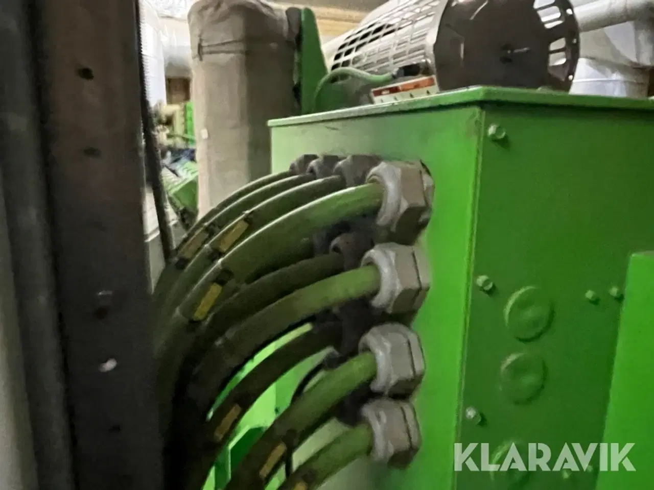 Billede 4 - Biogas motor med generator og styrerskab