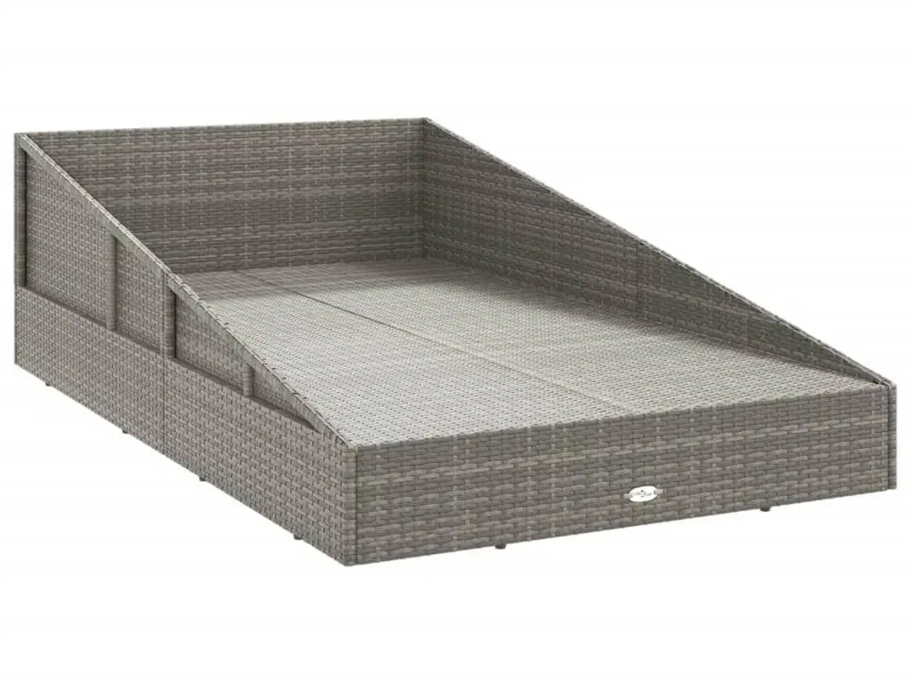 Billede 4 - Solseng 110x200 cm polyrattan grå