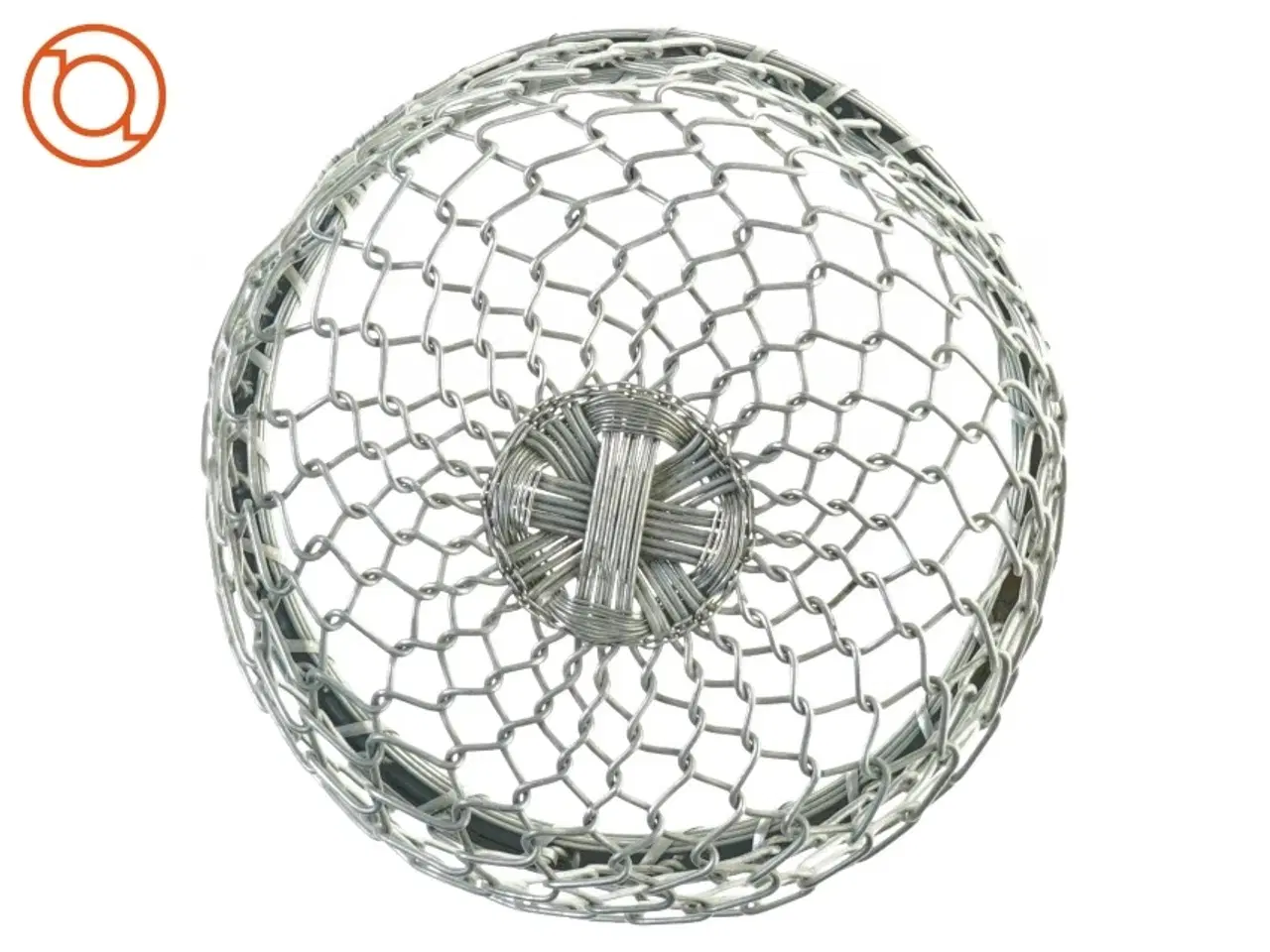Billede 4 - Fil de fer Metal Flet Kurv (str. 20 x 10 cm)