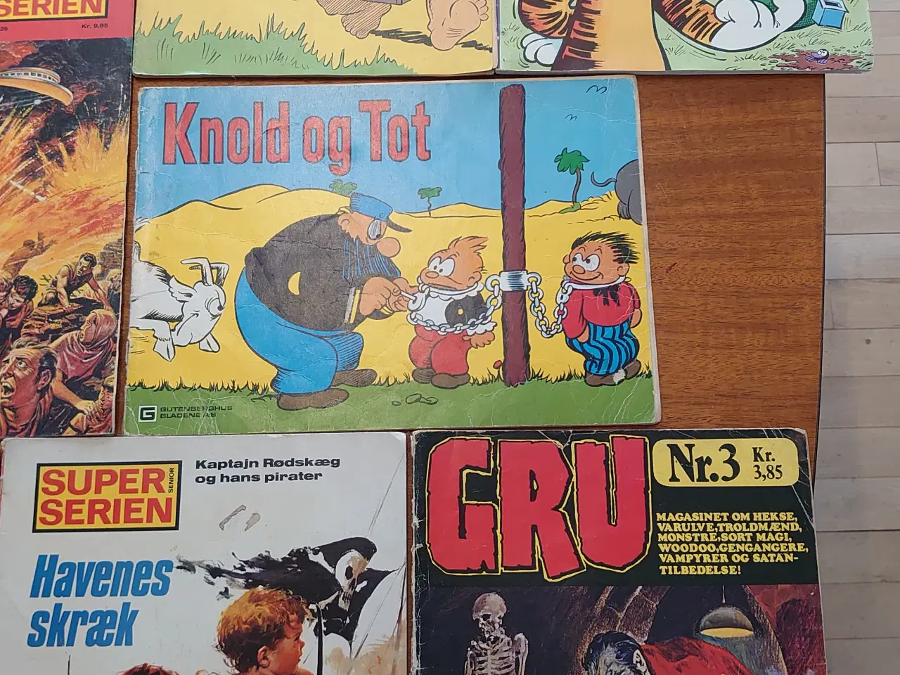 Billede 5 - 14 stk gamle seriemagasiner/tegneserier.