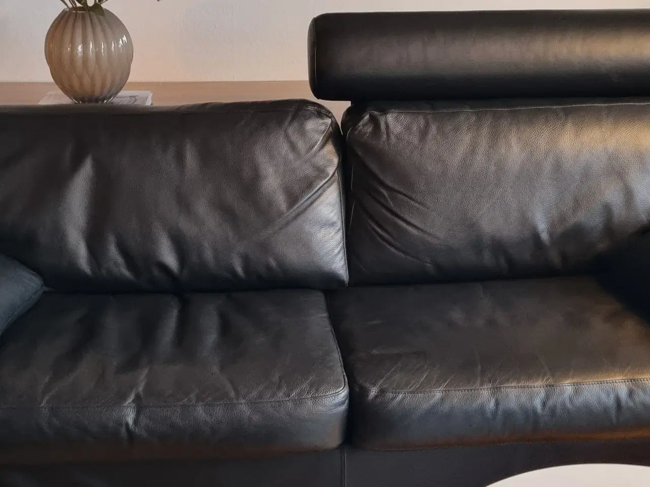 Billede 2 - Lædersofa 2 1/2 pers.