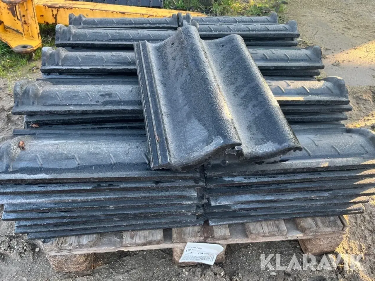 Billede 4 - Tagsten IBF Dobbelt S Plus halve sten. 95styk