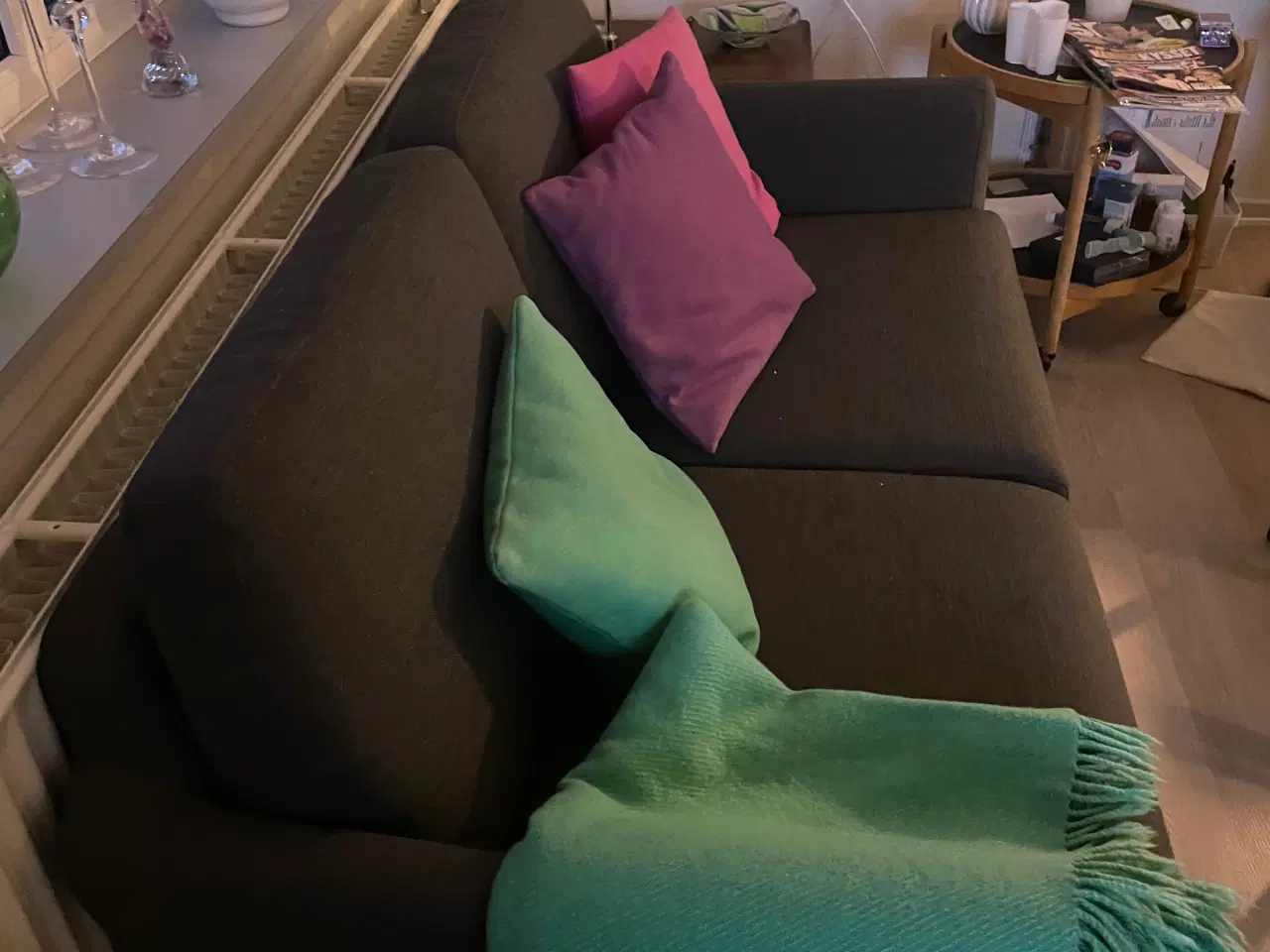 Billede 1 - 3 pers. sofa i grå stof