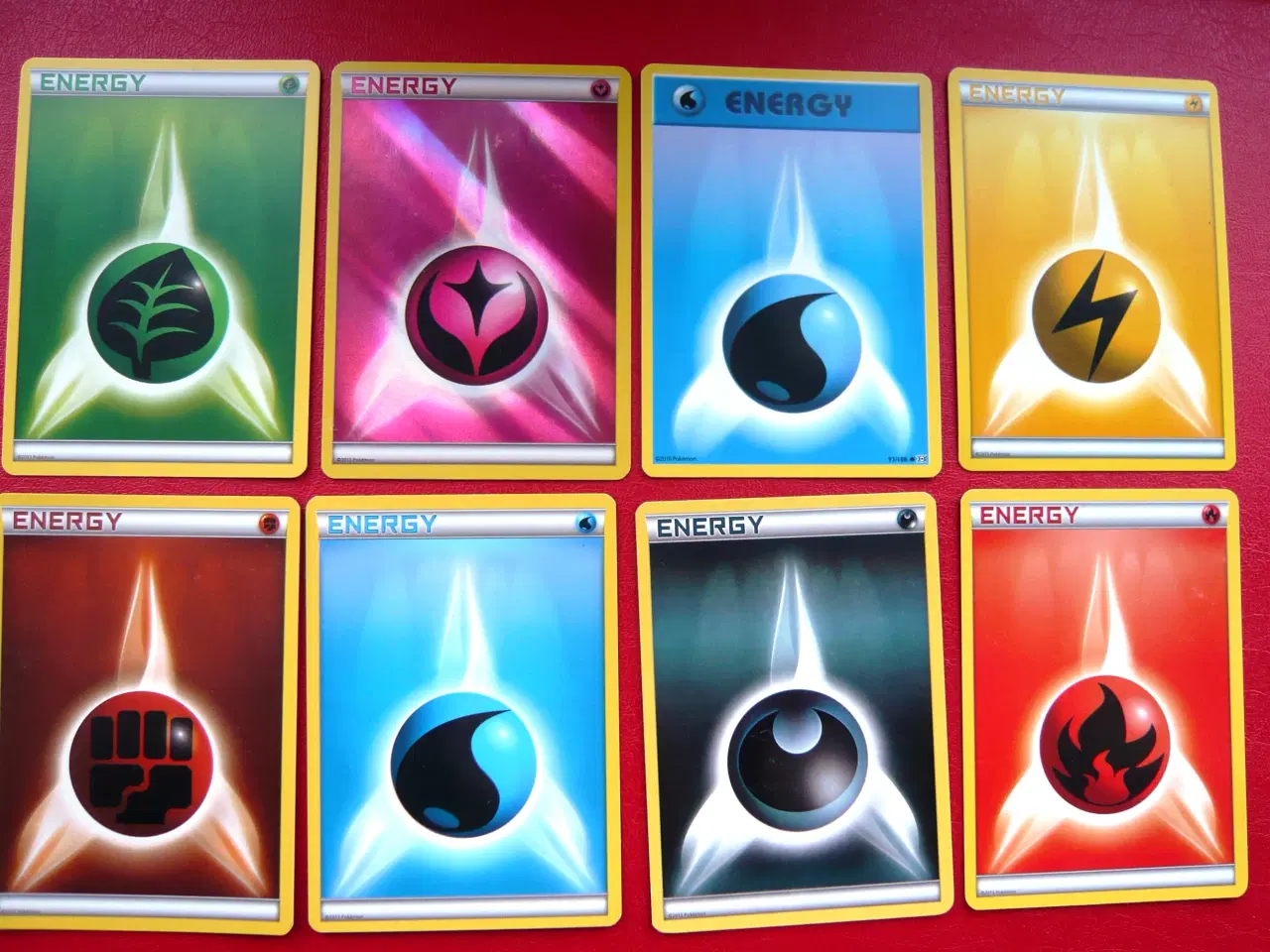 Billede 1 - Pokemon: 8 forskellige ENERGY kort (43)