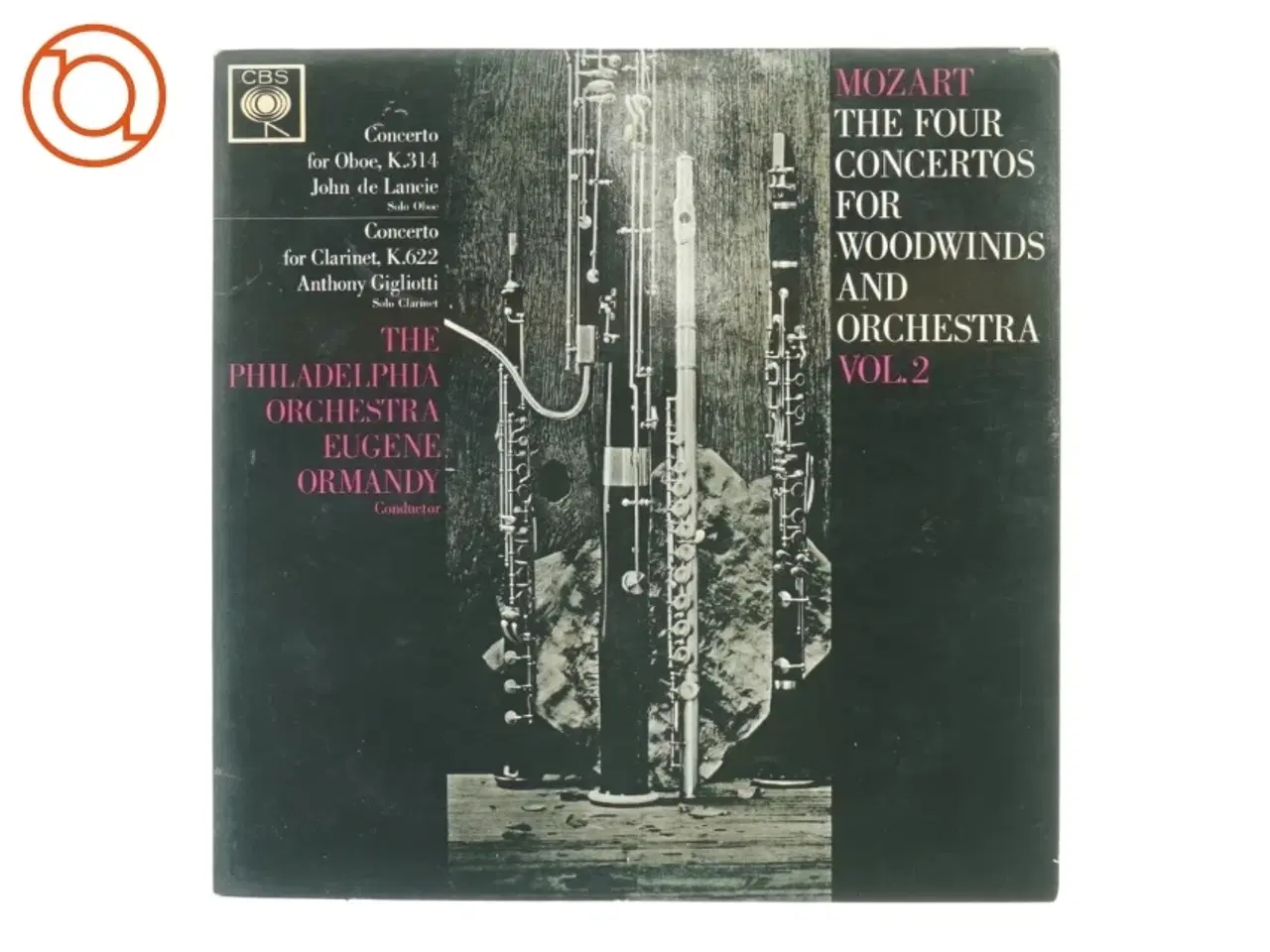 Billede 1 - Mozart, The four concertos for woodwinds and orchestra, vol 2 fra Cbs (str. 30 cm)