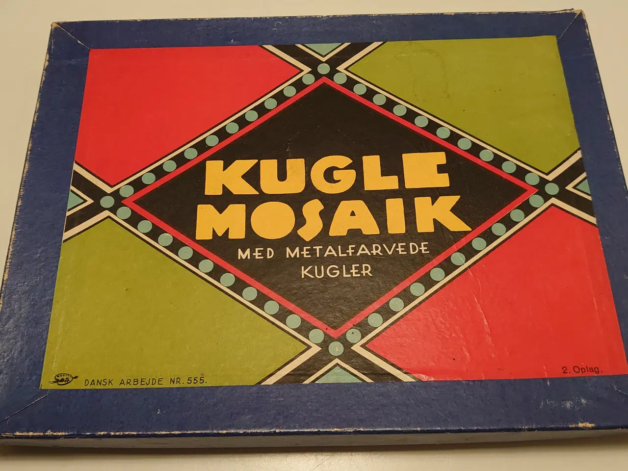 Billede 1 - Kuglemosaik. Dansk Arbejde nr 555. Sjældent.