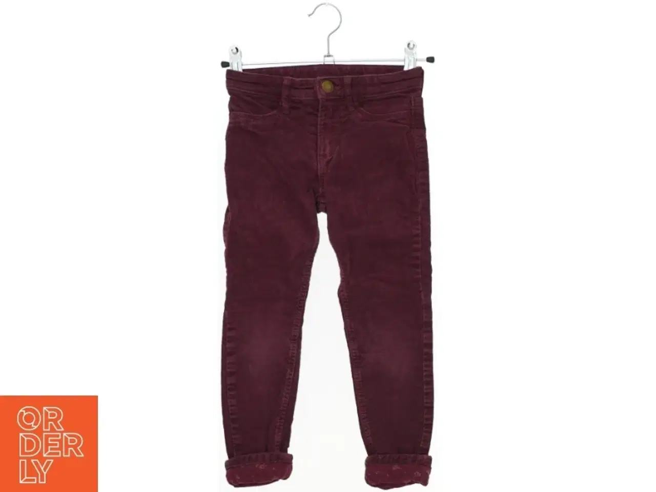 Billede 1 - Bordeaux fløjsbukser til børn fra H&M (str. 104)
