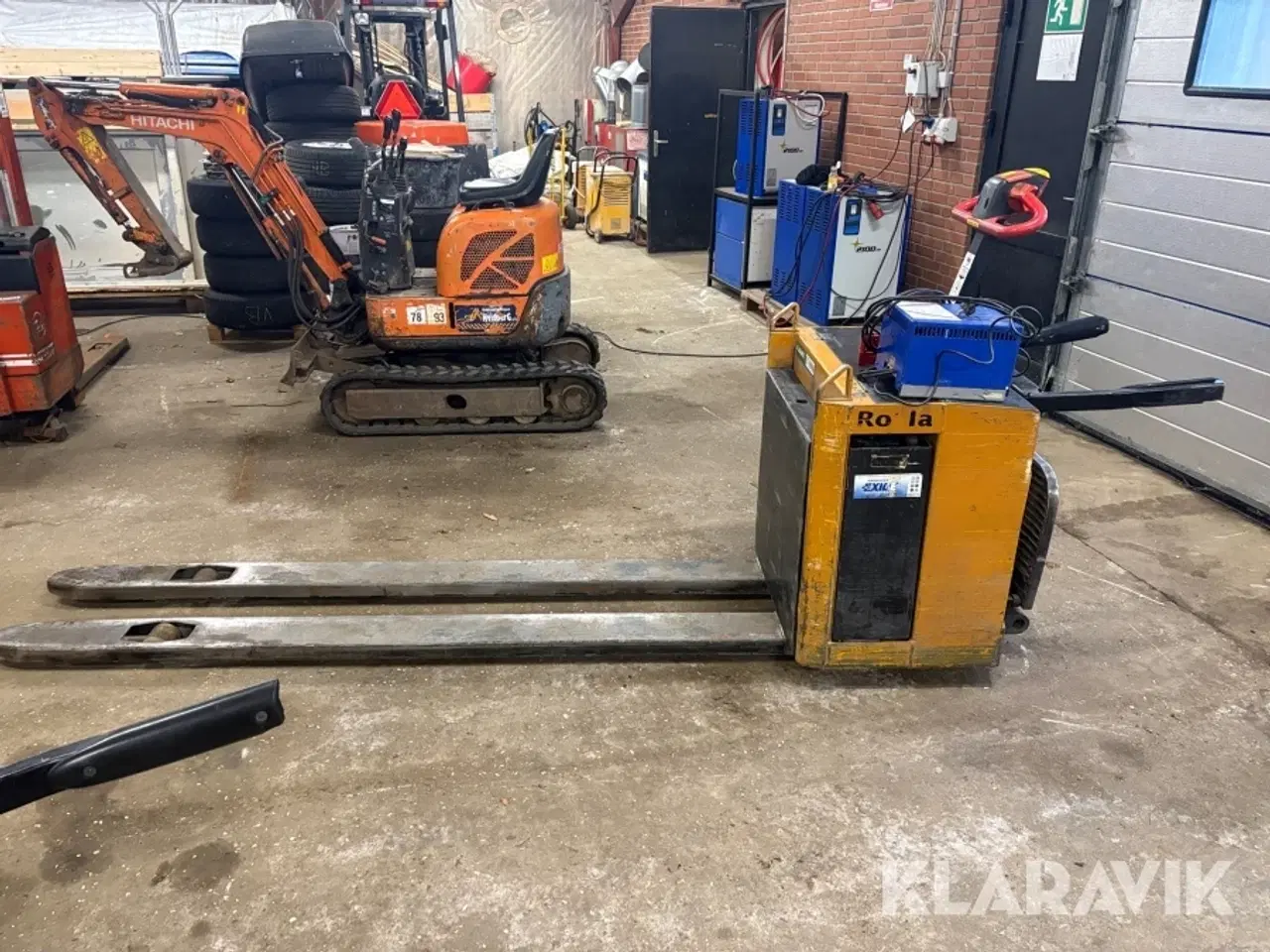 Billede 7 - Palleløfter Rocla TP22 - med ekstra lange gafler