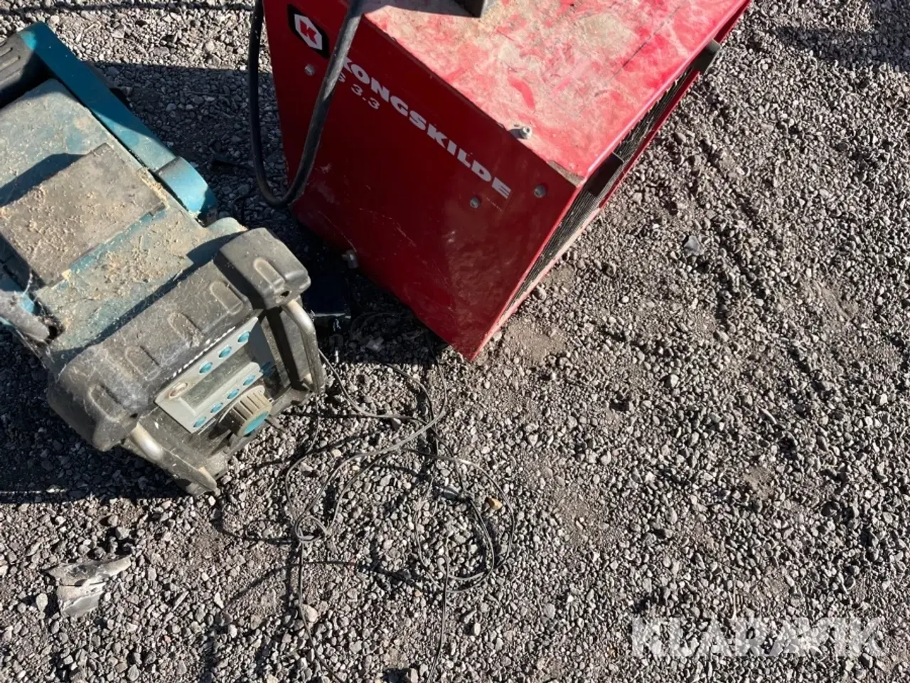 Billede 9 - Varmeblæser Kongskilde & Makita radio