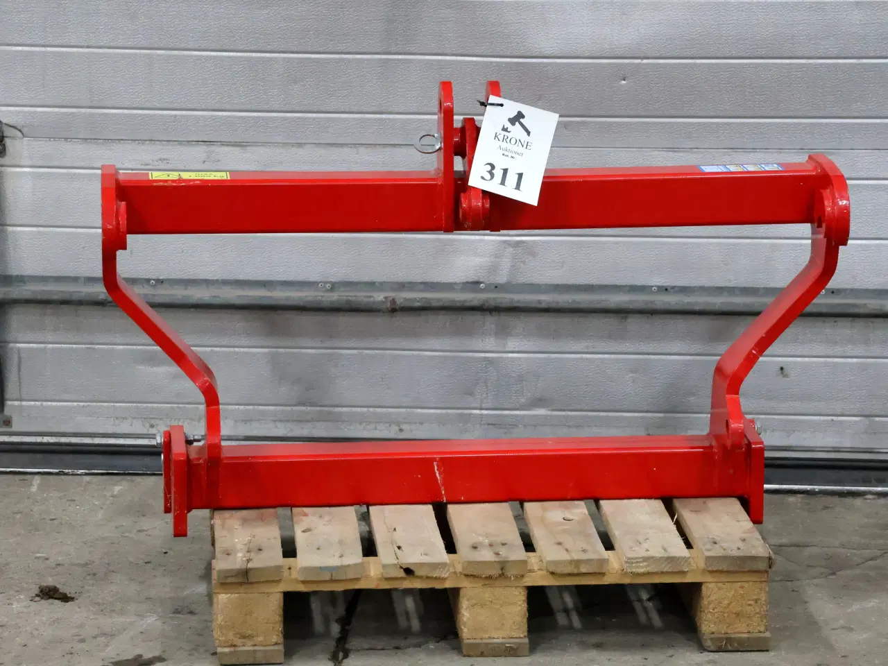 Billede 1 - Adapterramme, Euronorm til kat2 trepunkts ophæng, 