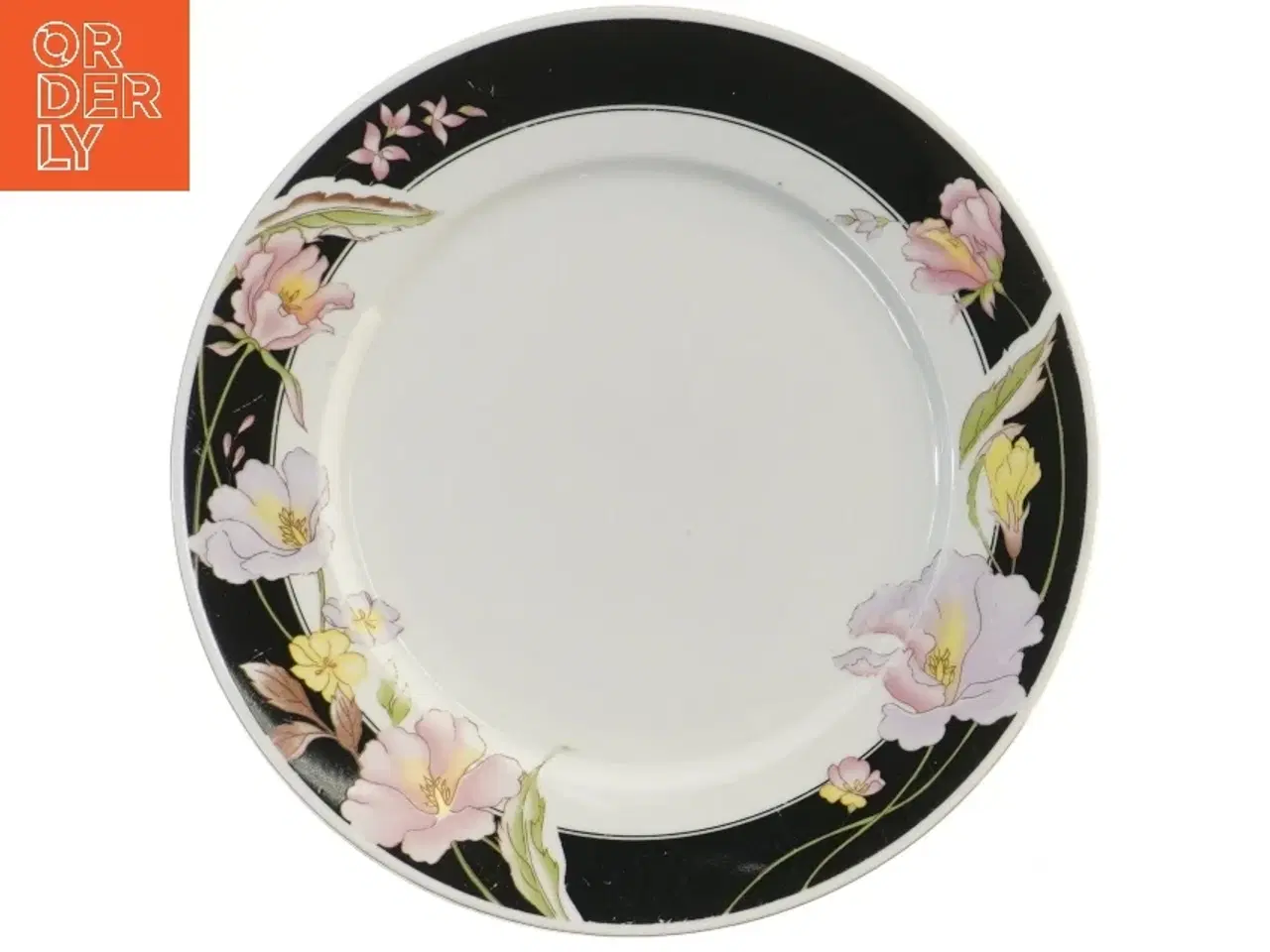 Billede 2 - Porcelænstallerkener med blomstermønster fra Lynns (str. 2 styk, ø 27 cm)