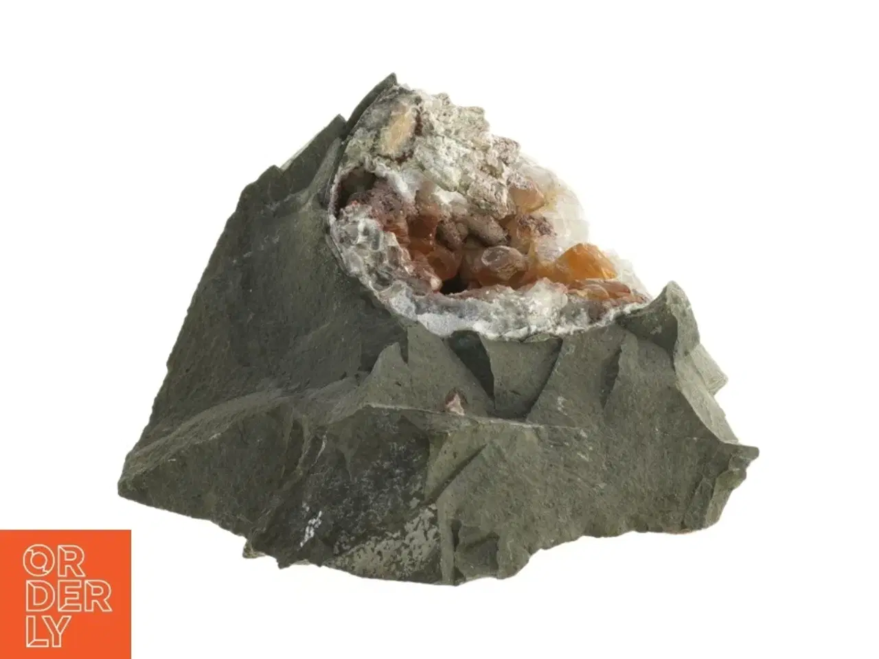 Billede 3 - Geode med krystaller (str. 20 x 14 cm)