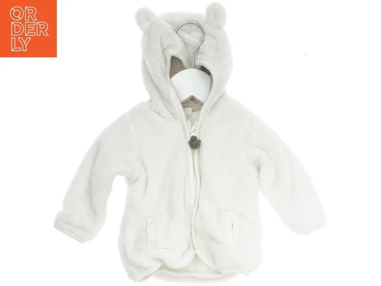 Billede 1 - Hvid heldragt med hætte og ører fra H&M (str. 62)