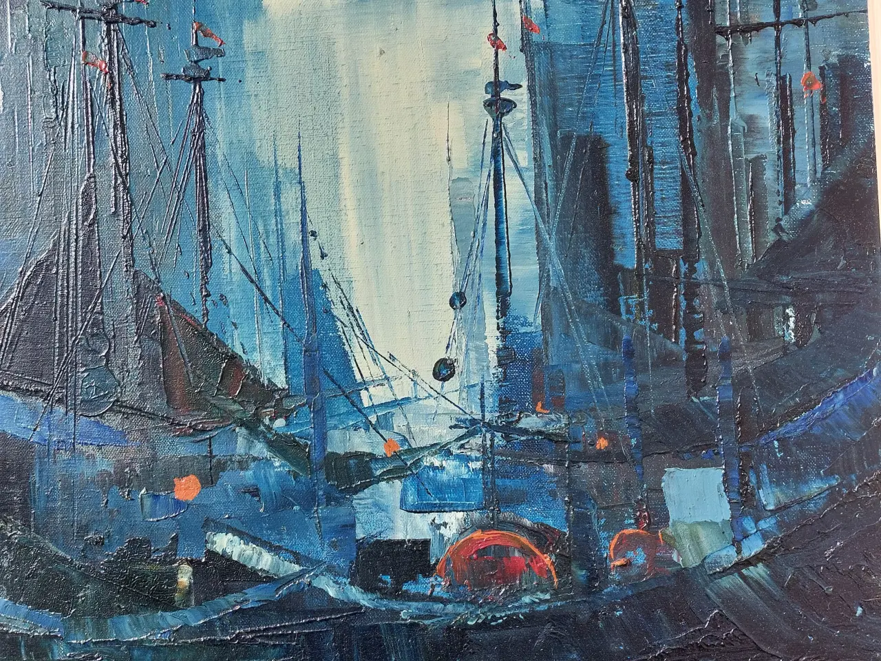 Billede 2 - ROALD HANSEN ( 1938 - ) oliemaleri