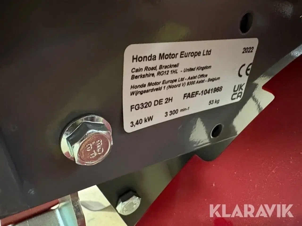 Billede 10 - Fræser Honda FG 320