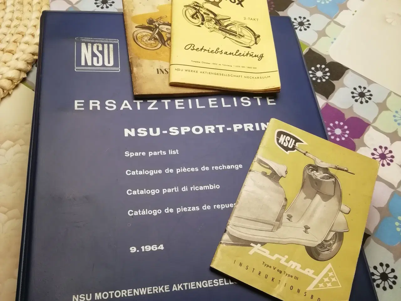 Billede 1 - NSU Rep.ogReservedels+Instruktions