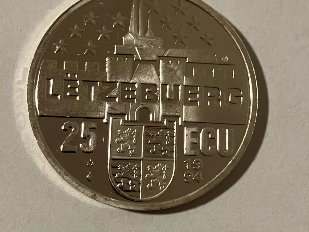 Billede 2 - 25 ECU Luxembourg 1994 - Silver