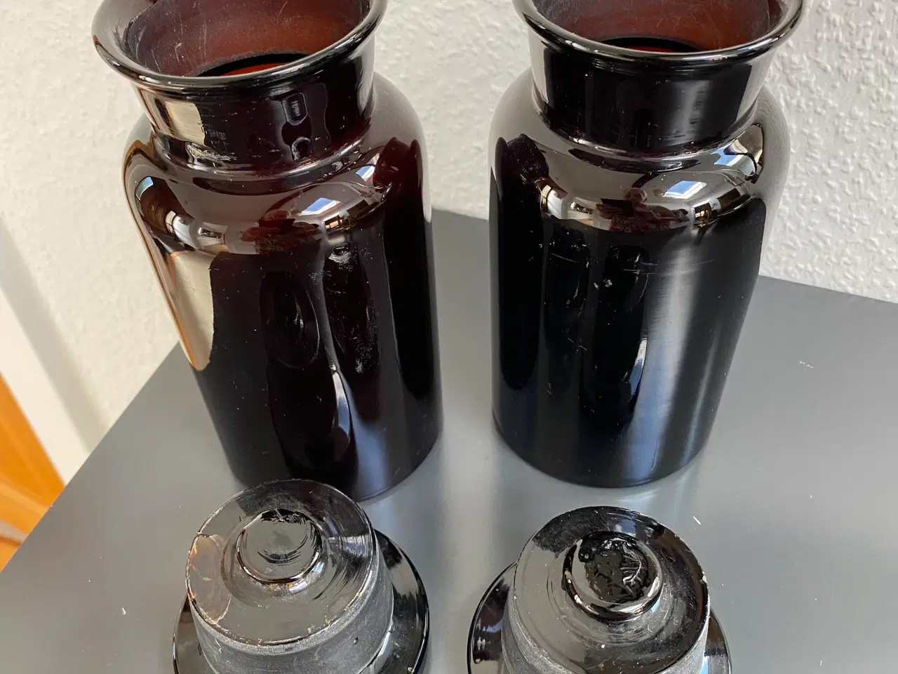 Billede 3 - Apotekerglas brune. 