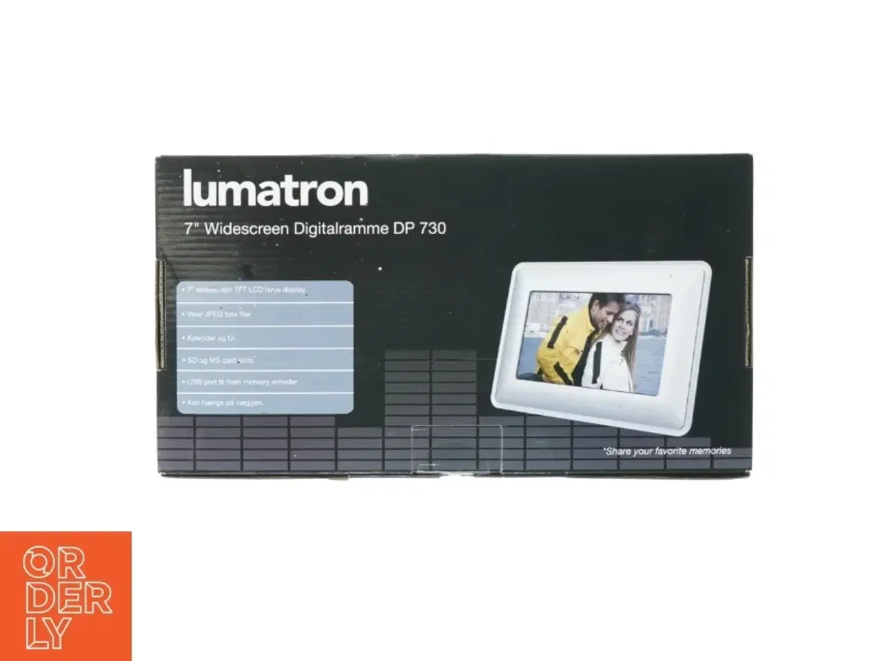 Billede 1 - Lumatron digital ramme fra Ellen Umatron (str. 32 x 18 cm)