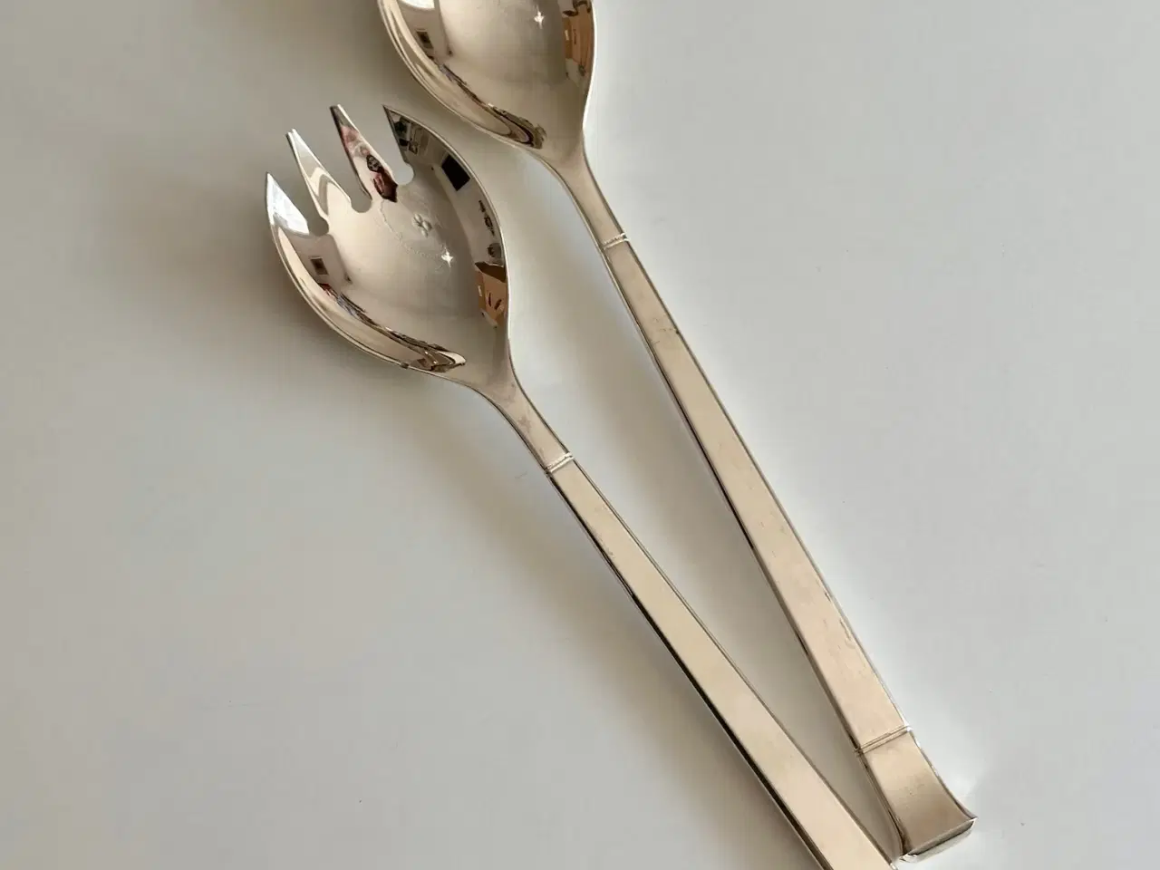 Billede 3 - Salatsæt, sølvbelagt