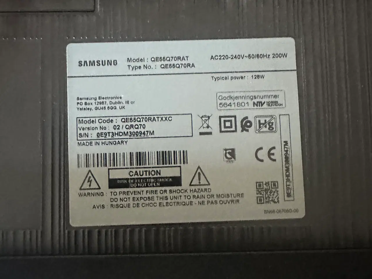 Billede 3 - Samsung QE 55 tommer tv