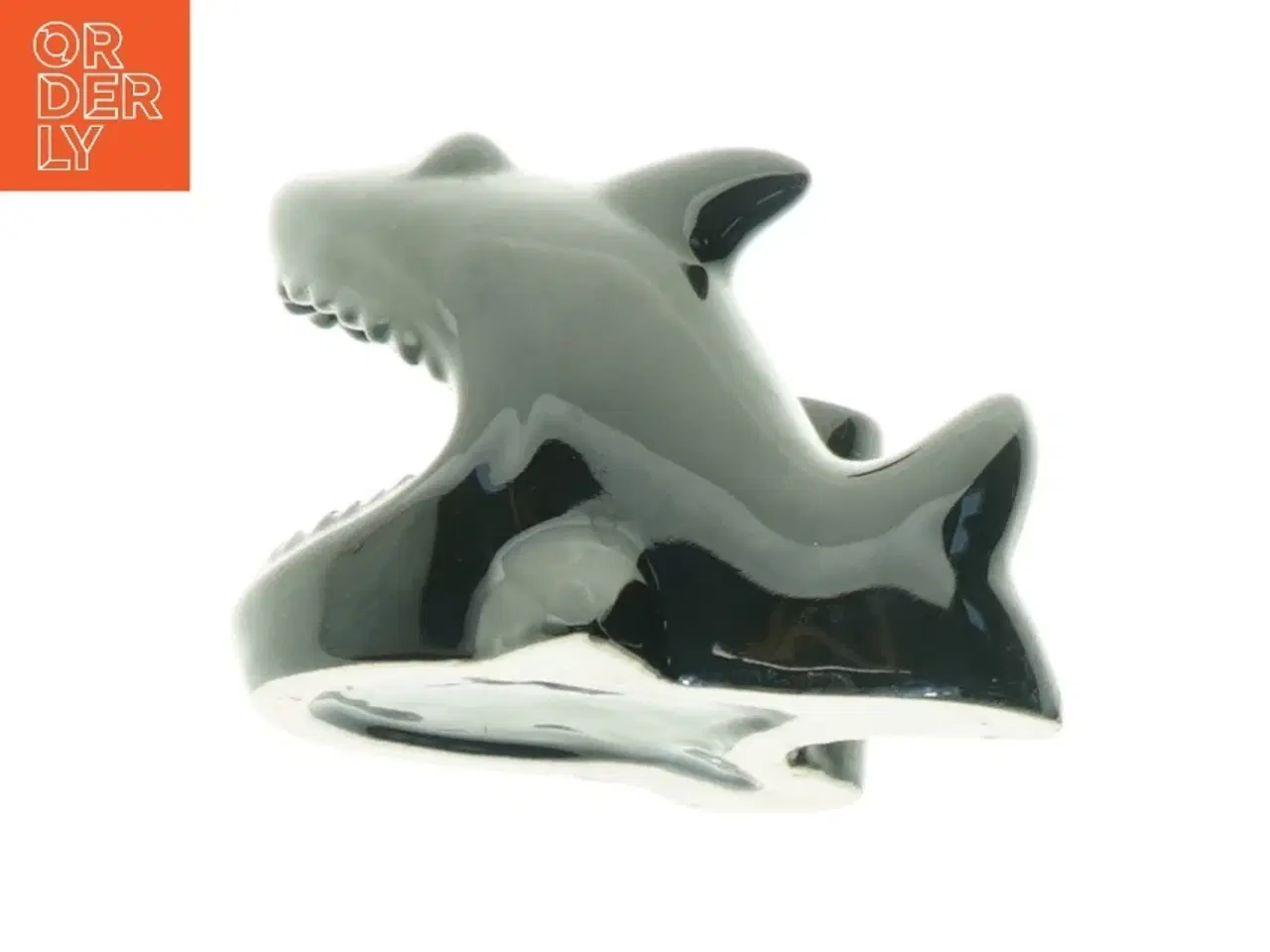 Billede 2 - Keramik haj sparebøsse (str. 14 x 10 x elvis cm)