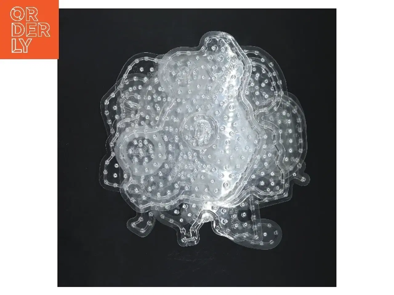 Billede 3 - Transparent perleplader fra Hama (str. 6 styk, ø ca. 20 cm)