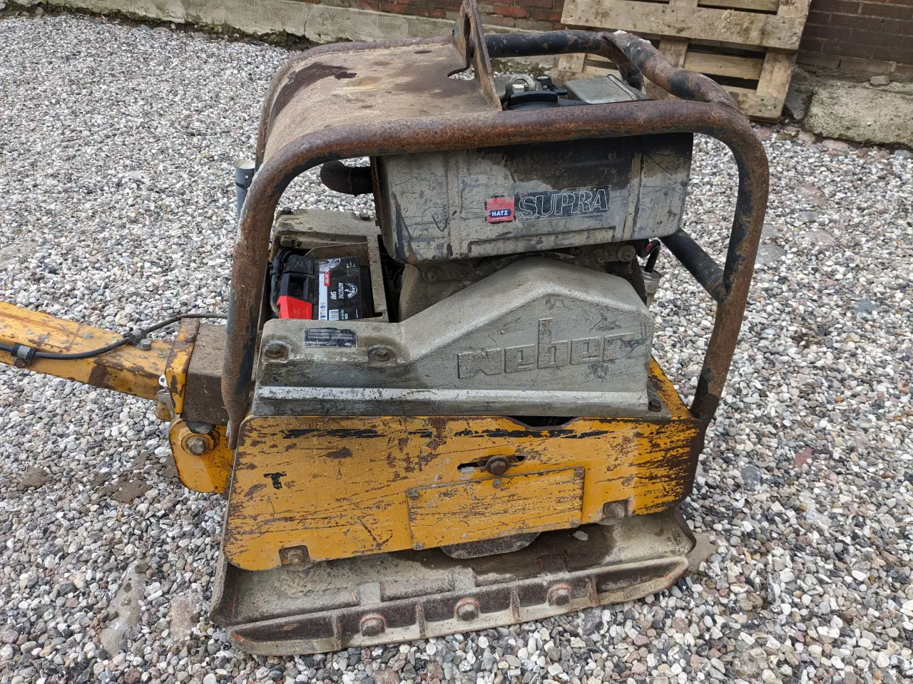 Billede 3 - pladevibrator Diesel 500 kg, seriøst bud modtages