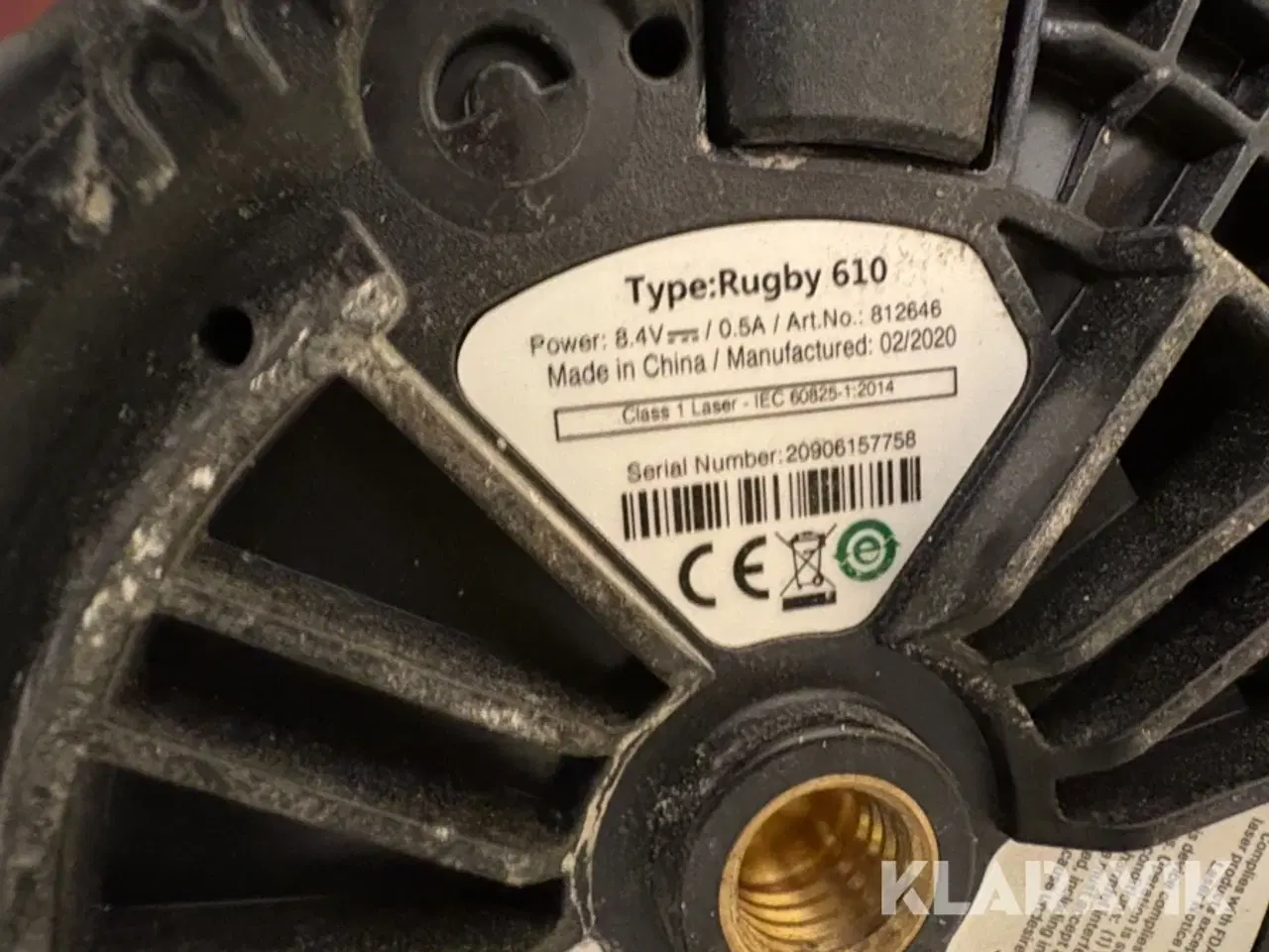 Billede 8 - Rotationslaser med stativ og modtager Leica Rugby 610