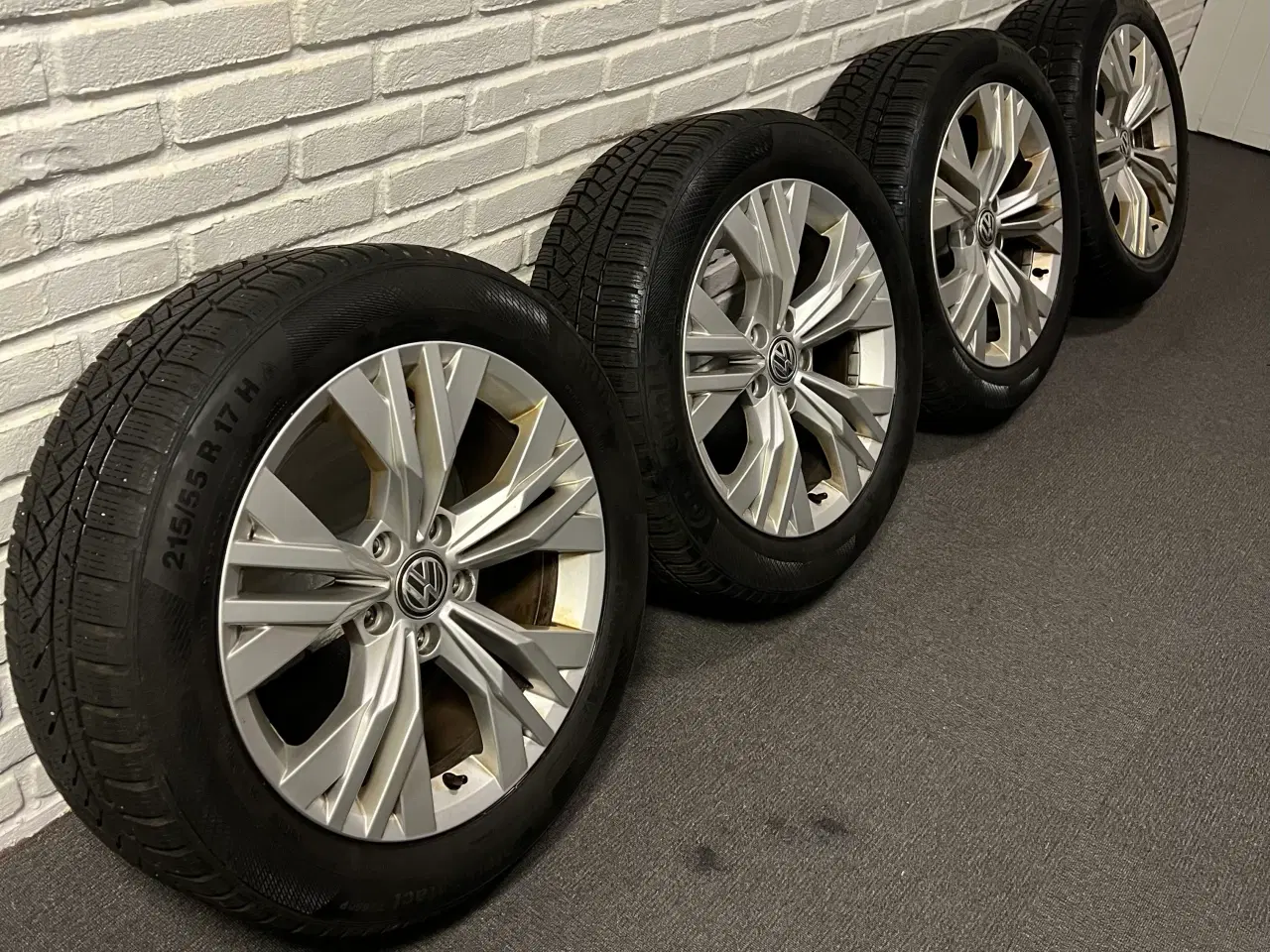Billede 1 - ❄️Originale VW fælge med vinterdæk❄️