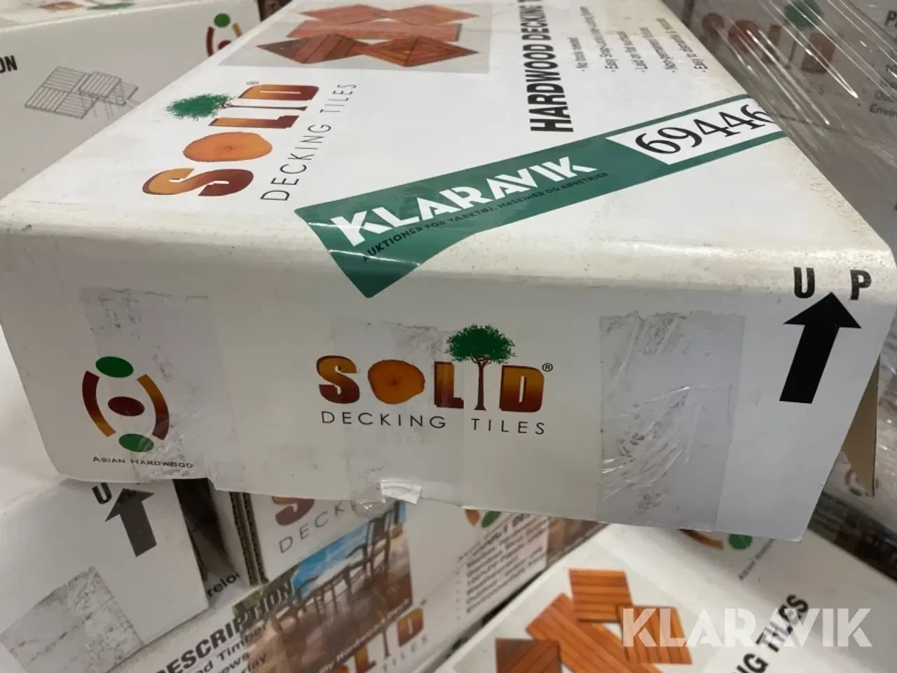 Billede 4 - Gulv Solid Hardwood Decking Tiles 300 kvm