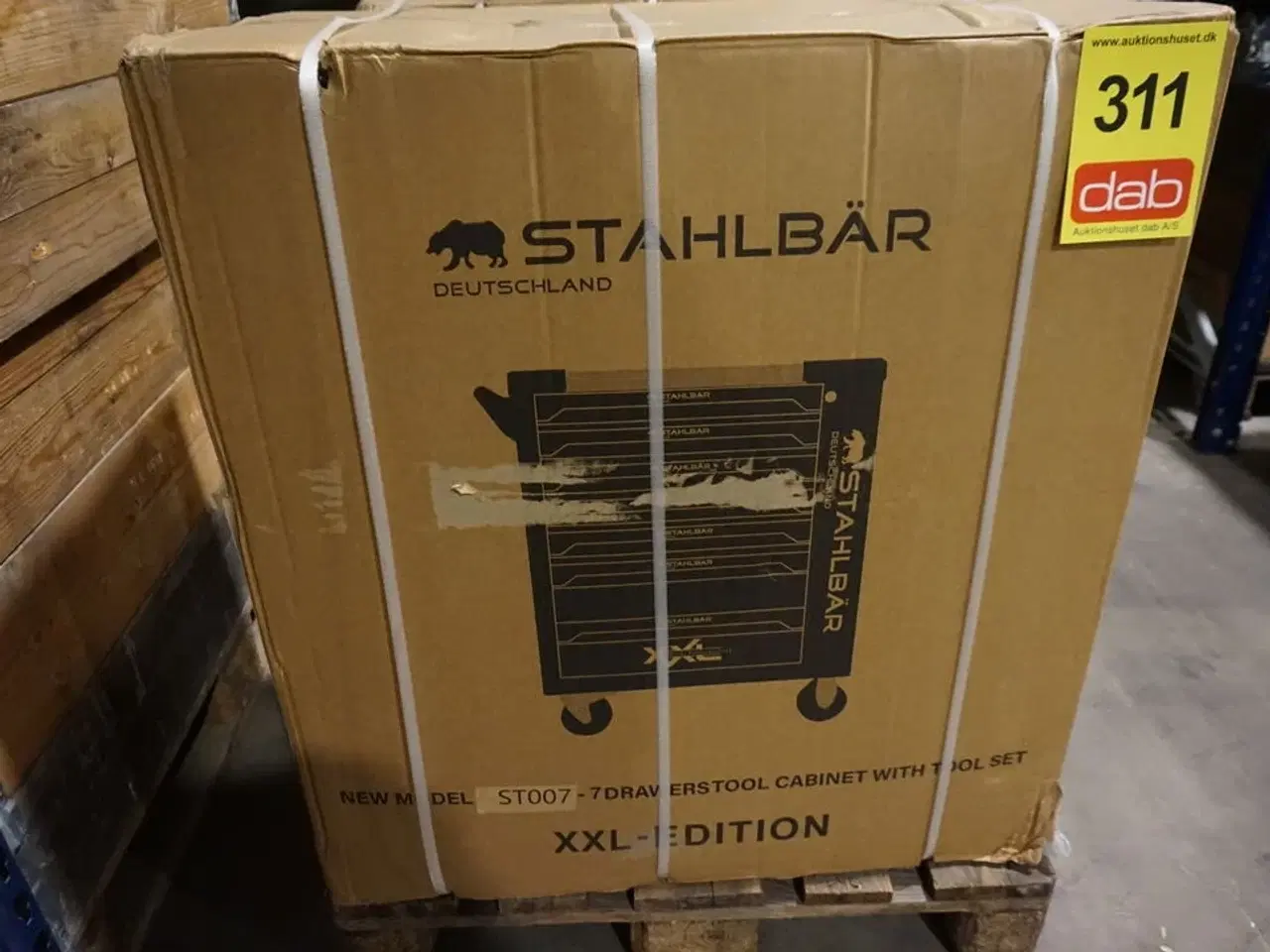 Billede 13 - Værktøjsvogn, Stahlbär, 7 skuffer inkl. Værktøj