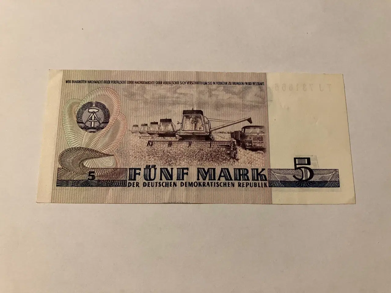 Billede 2 - 5 DDR Mark 1975 Germany