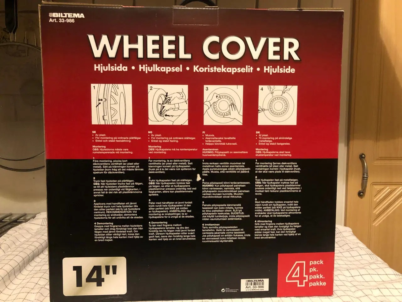 Billede 2 - 4 Elegance wheel cover, sælges.