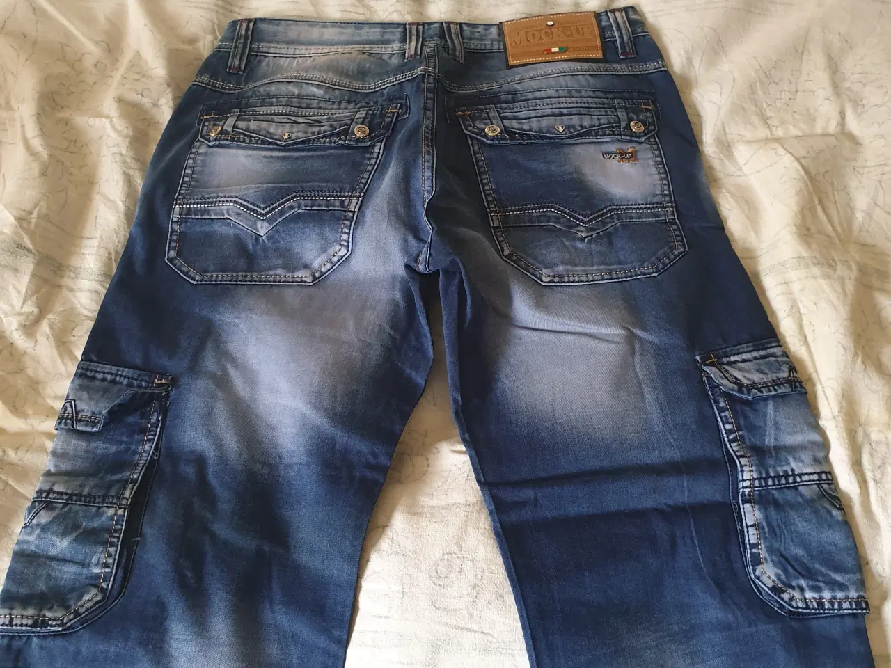 Billede 6 - Jeans, MOCK-UP, str. 34, Blå, Ubrugt Cargo