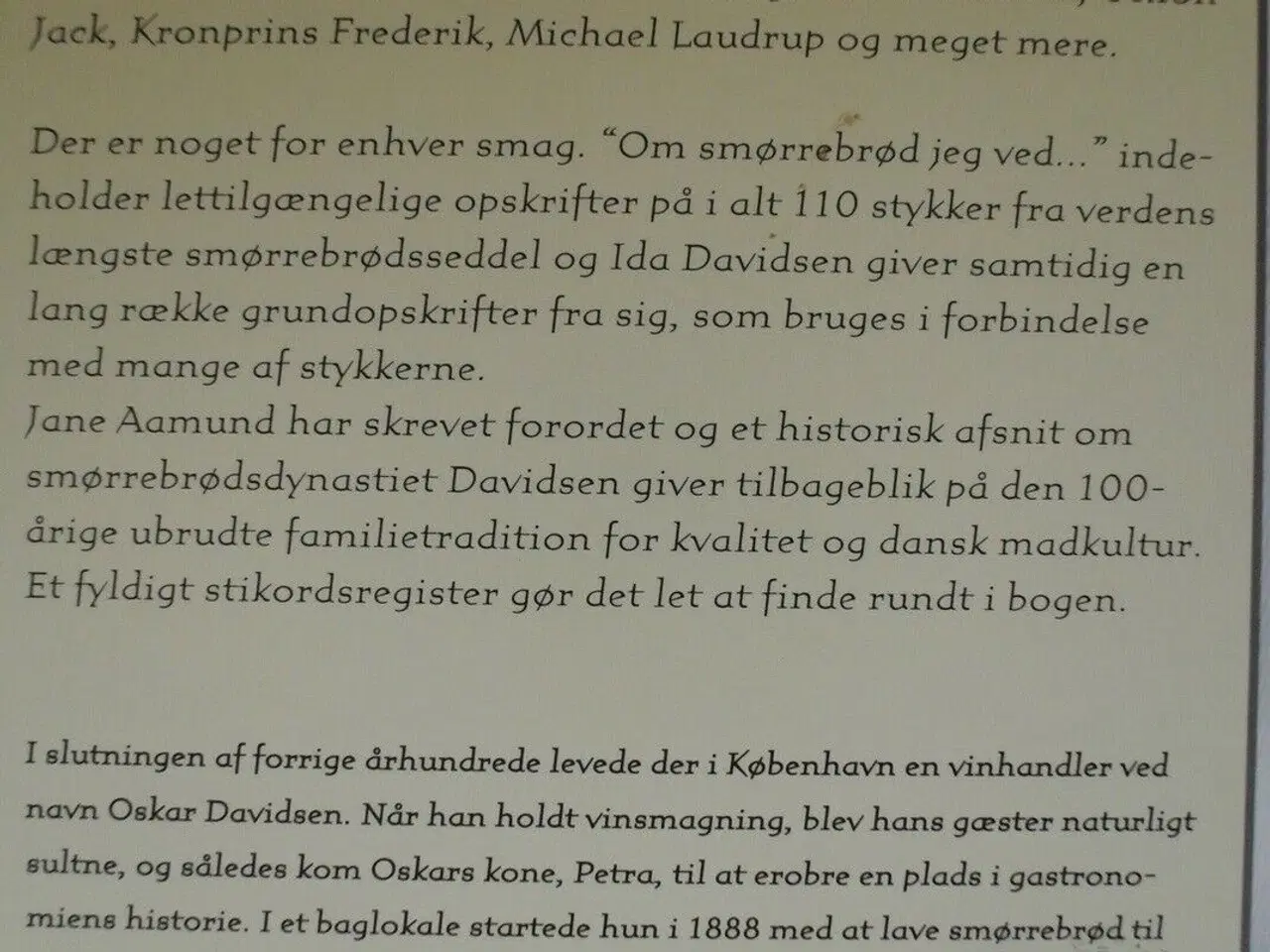 Billede 3 - om smørrebrød jeg ved - dynastiet davidsen og dere