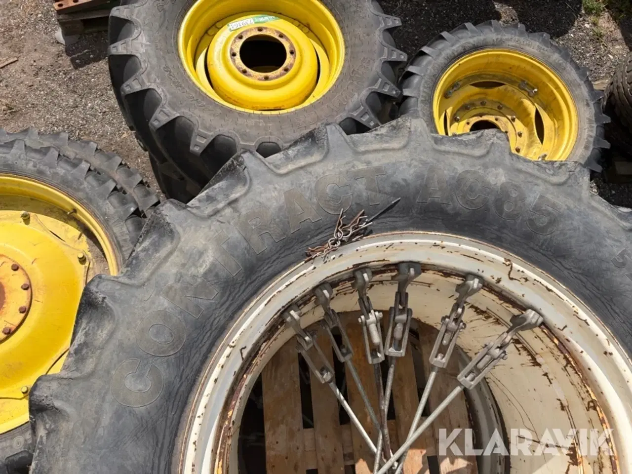 Billede 9 - Tvillingehjul Continental 520/85R46 2 styk med spænder