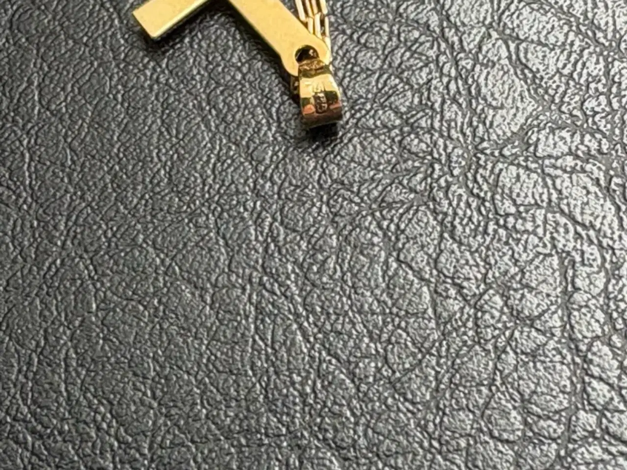 Billede 4 - Lund 14 kt guld halskæde m/kors