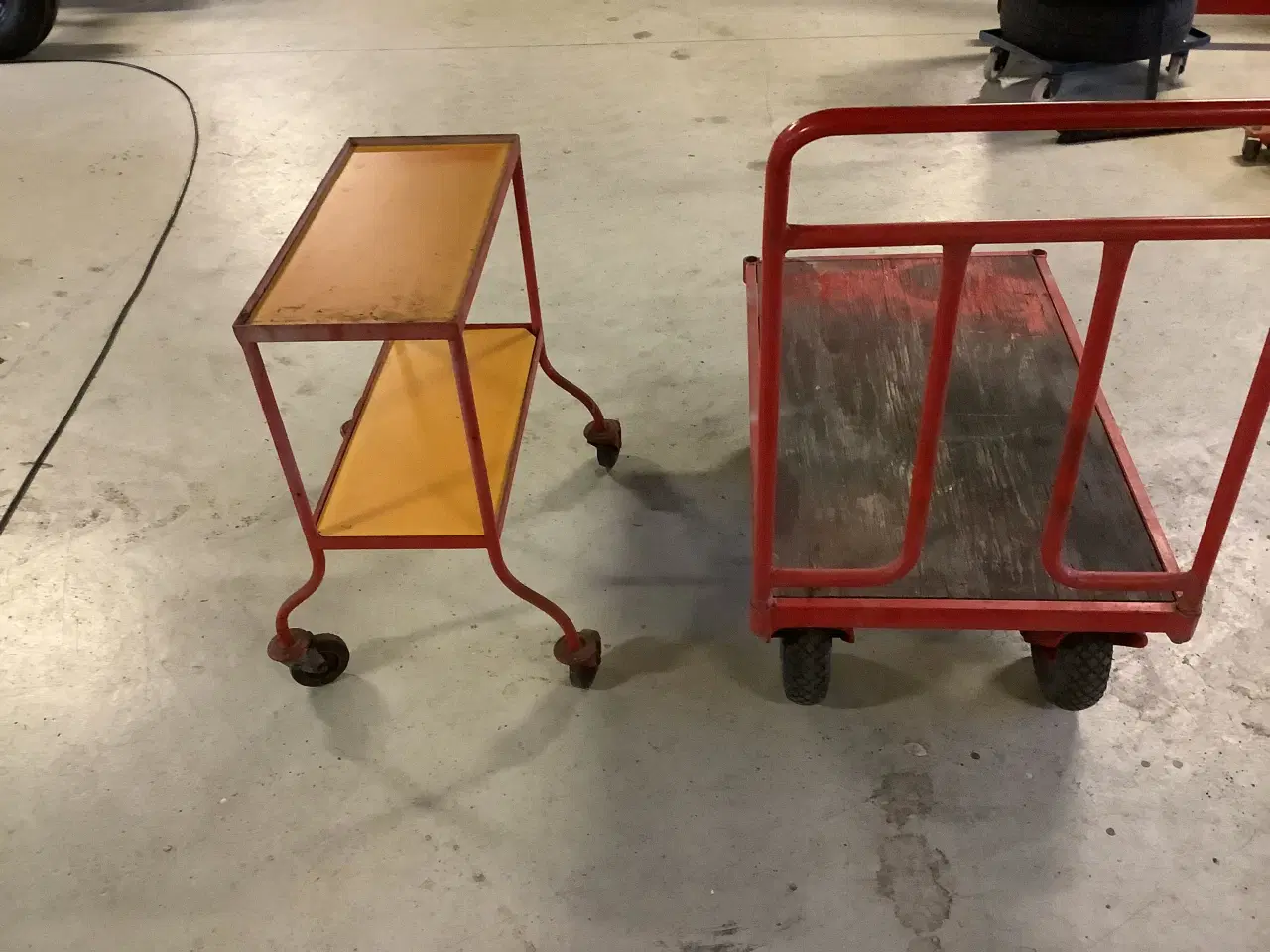 Billede 3 - Værksted vogne/borde med hjul