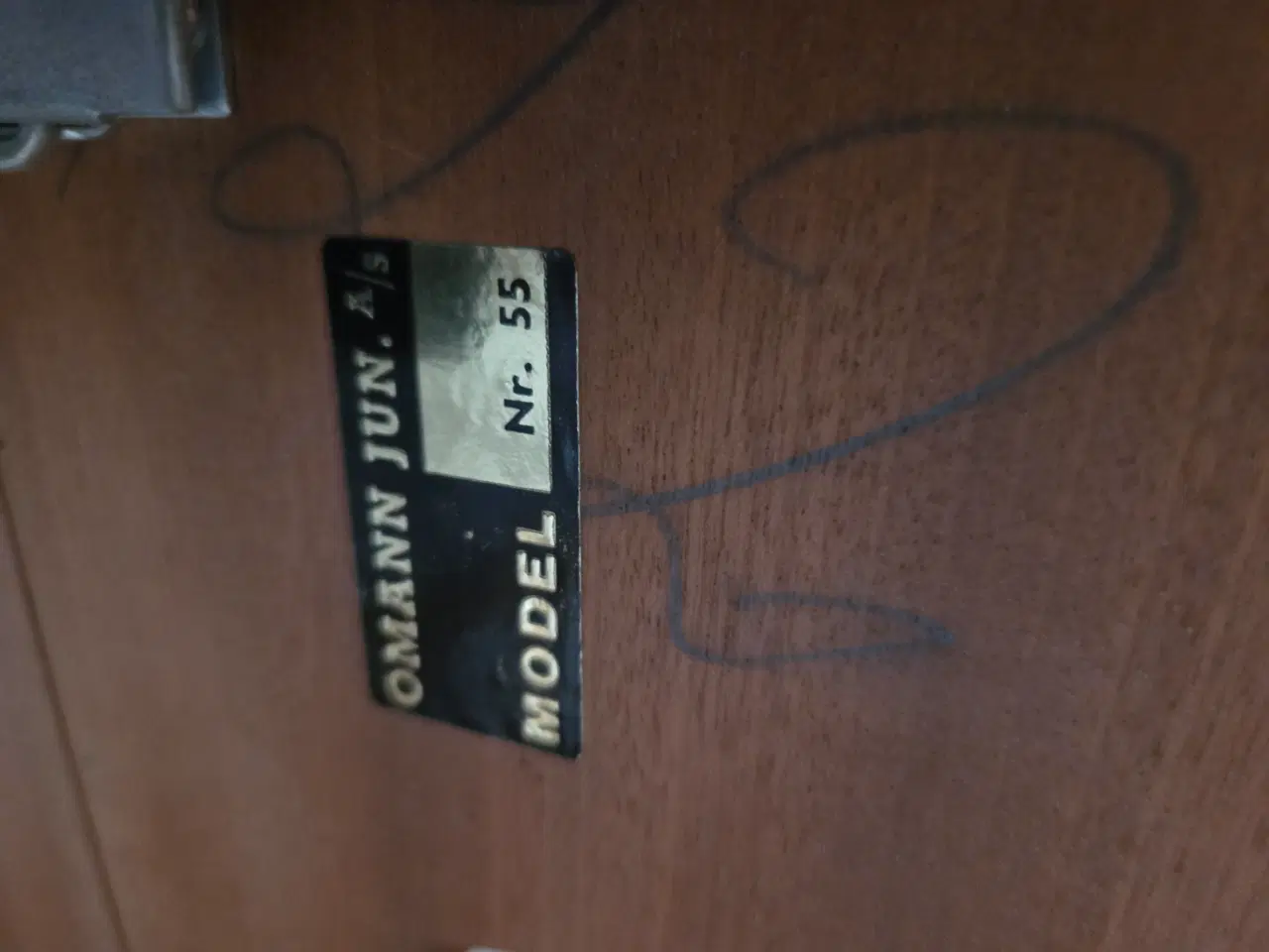 Billede 6 - Spisebord med 6 stole , spisebord  omann junn.