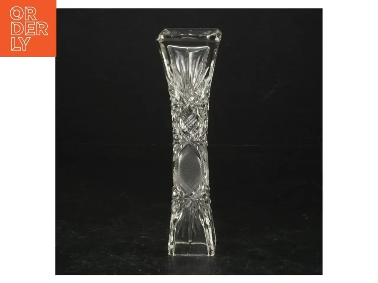 Billede 1 - Krystal lysestage (str. 16 cm)